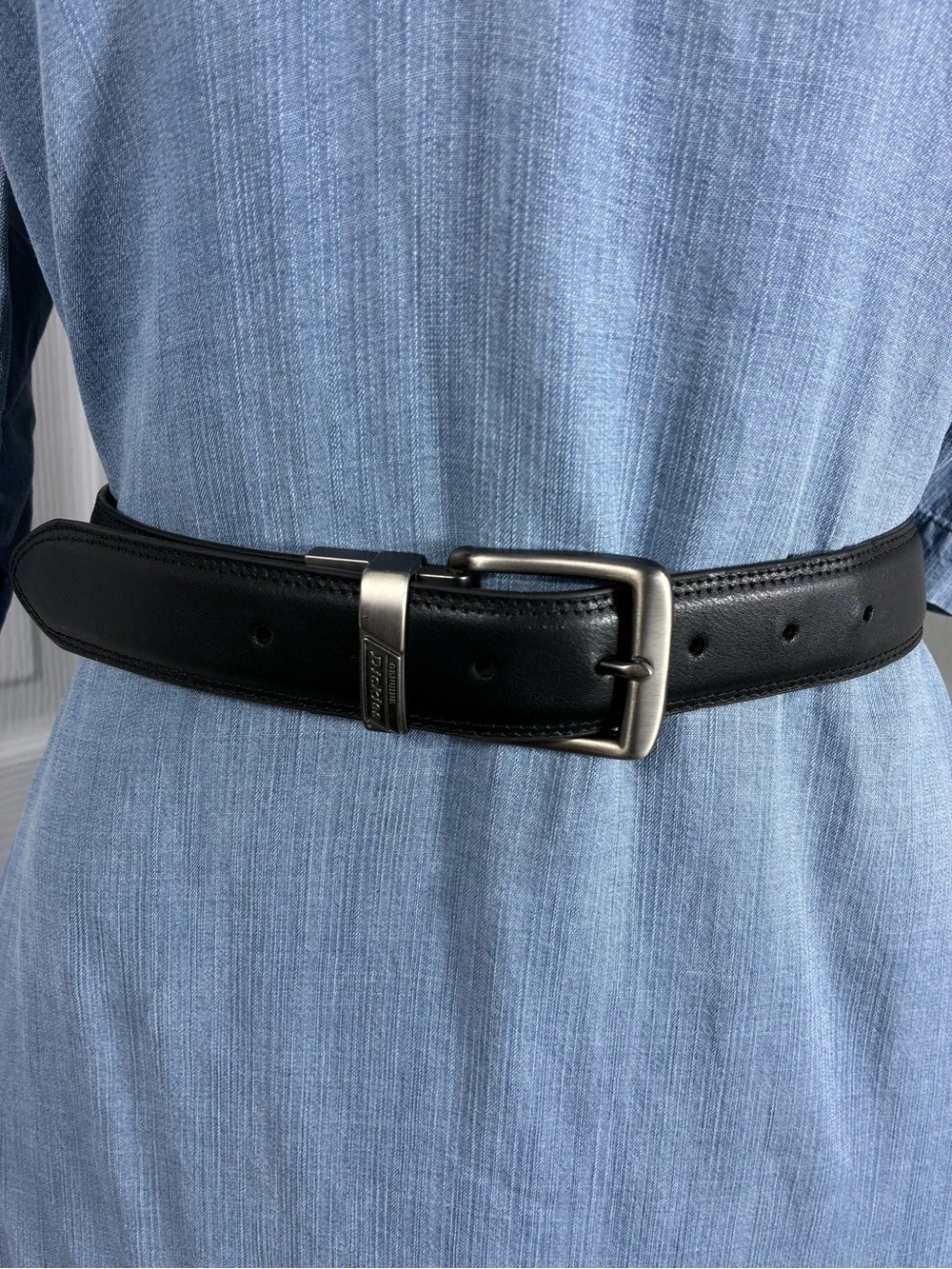 Dickies men's Reversible leather belt sz 44 brown/black